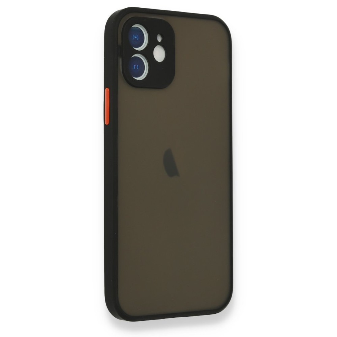  iPhone 12 Mini Kılıf Montreal Silikon Kapak - Siyah