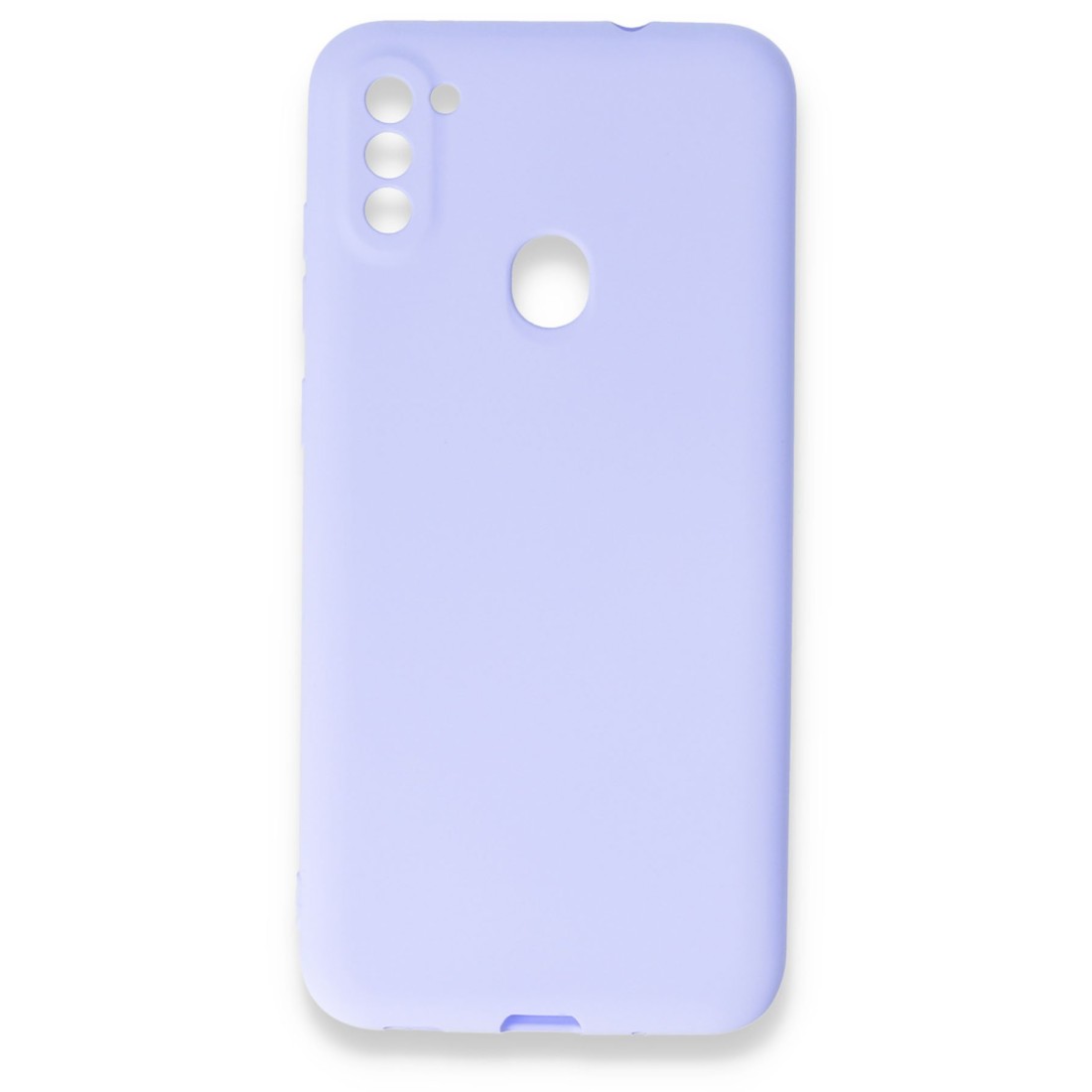 Samsung Galaxy M11 Kılıf First Silikon - Lila Samsung Galaxy M11 Kılıf First Silikon - Lila