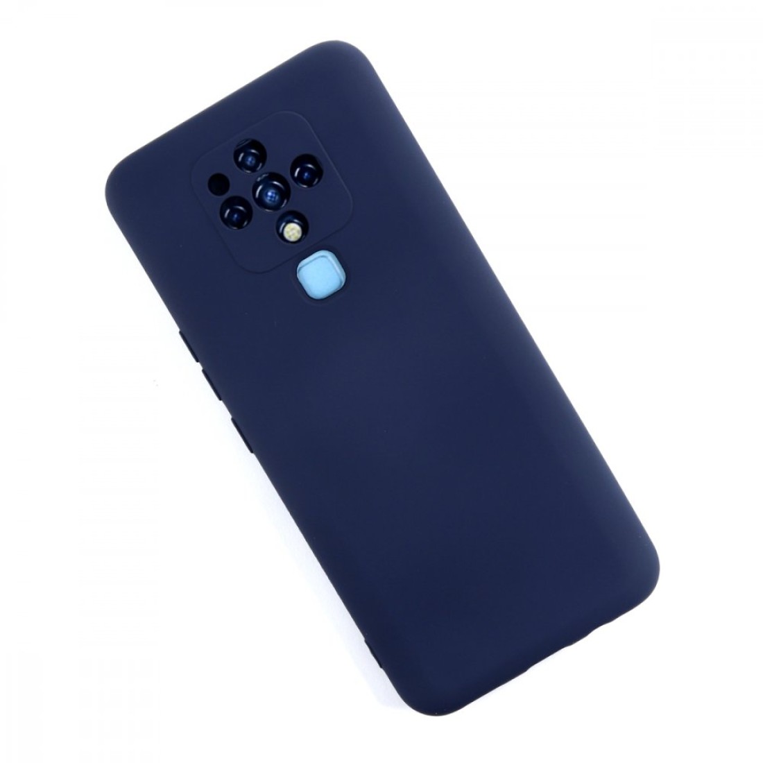  Tecno Camon 16 Kılıf Nano içi Kadife Silikon - Lacivert