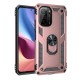  Xiaomi Redmi K40 Kılıf Sofya Yüzüklü Silikon Kapak - Rose