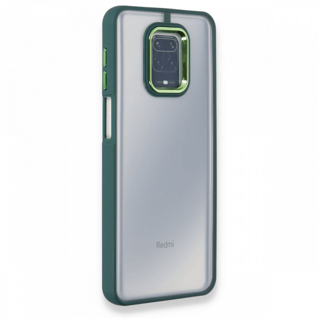  Xiaomi Redmi Note 9S Kılıf Dora Kapak - Haki Yeşil