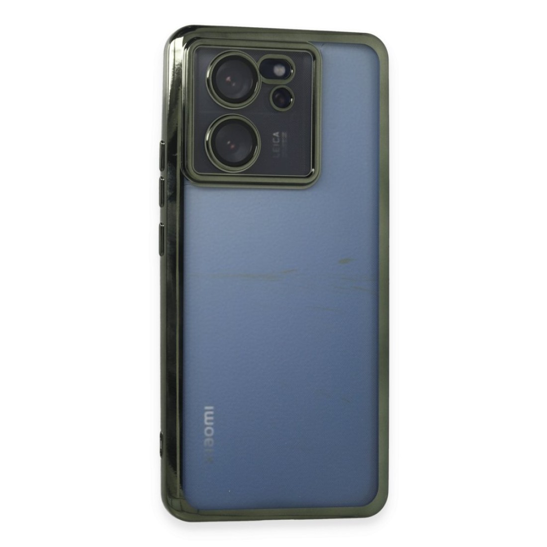  Xiaomi Mi 13T Kılıf Razer Lensli Silikon - Yeşil