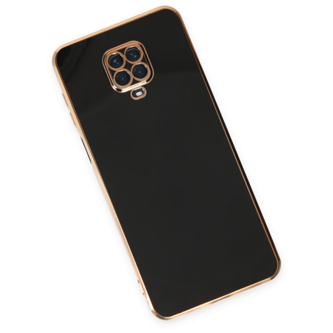  Xiaomi Redmi Note 9S Kılıf Volet Silikon - Siyah