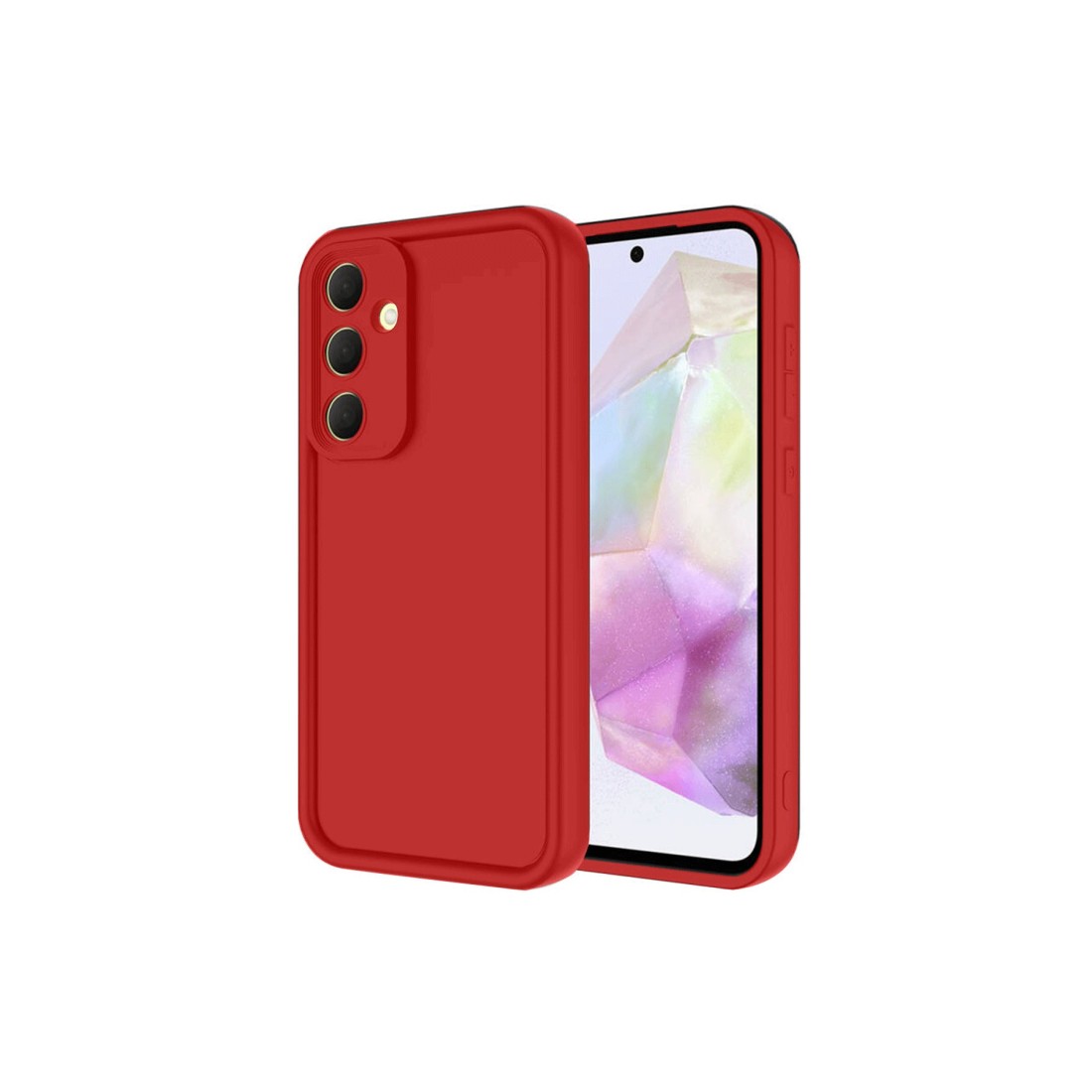  Samsung Galaxy A16 5G Kılıf Viera Silikon - Kırmızı
