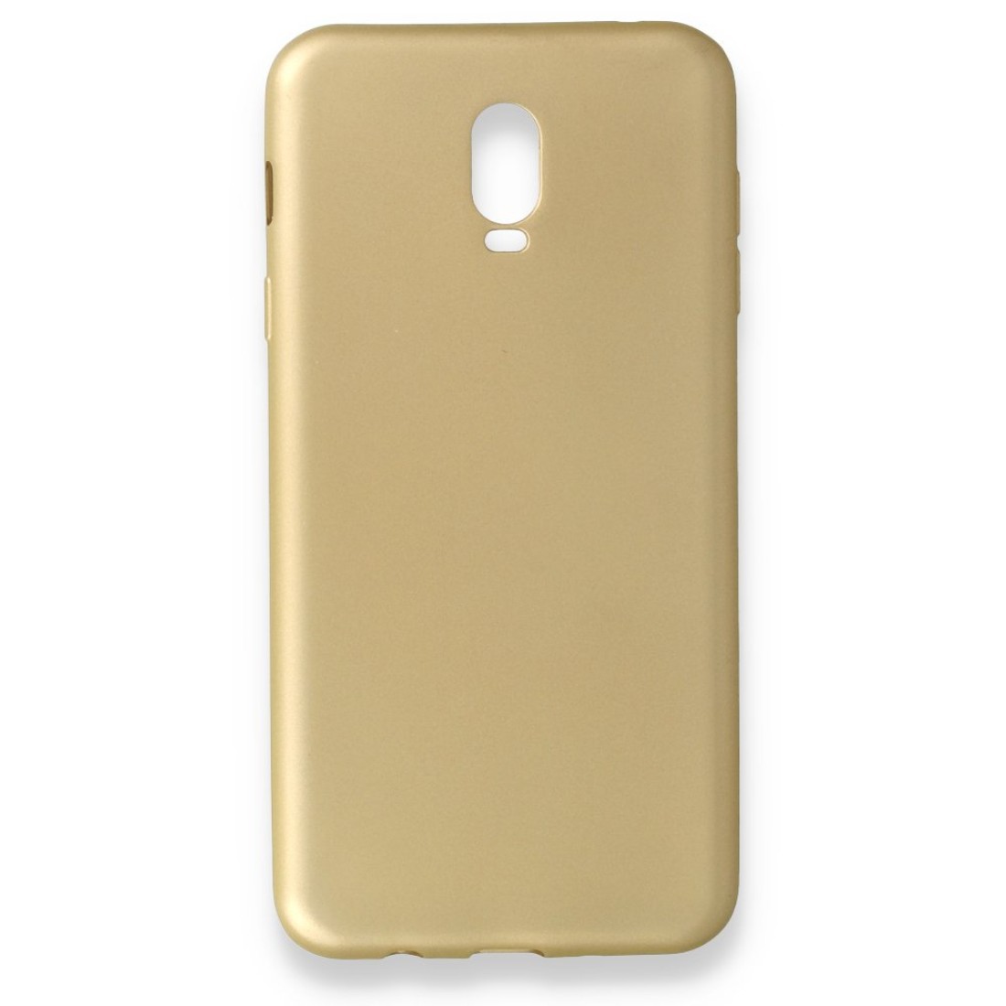  Samsung Galaxy C8 Kılıf First Silikon - Gold