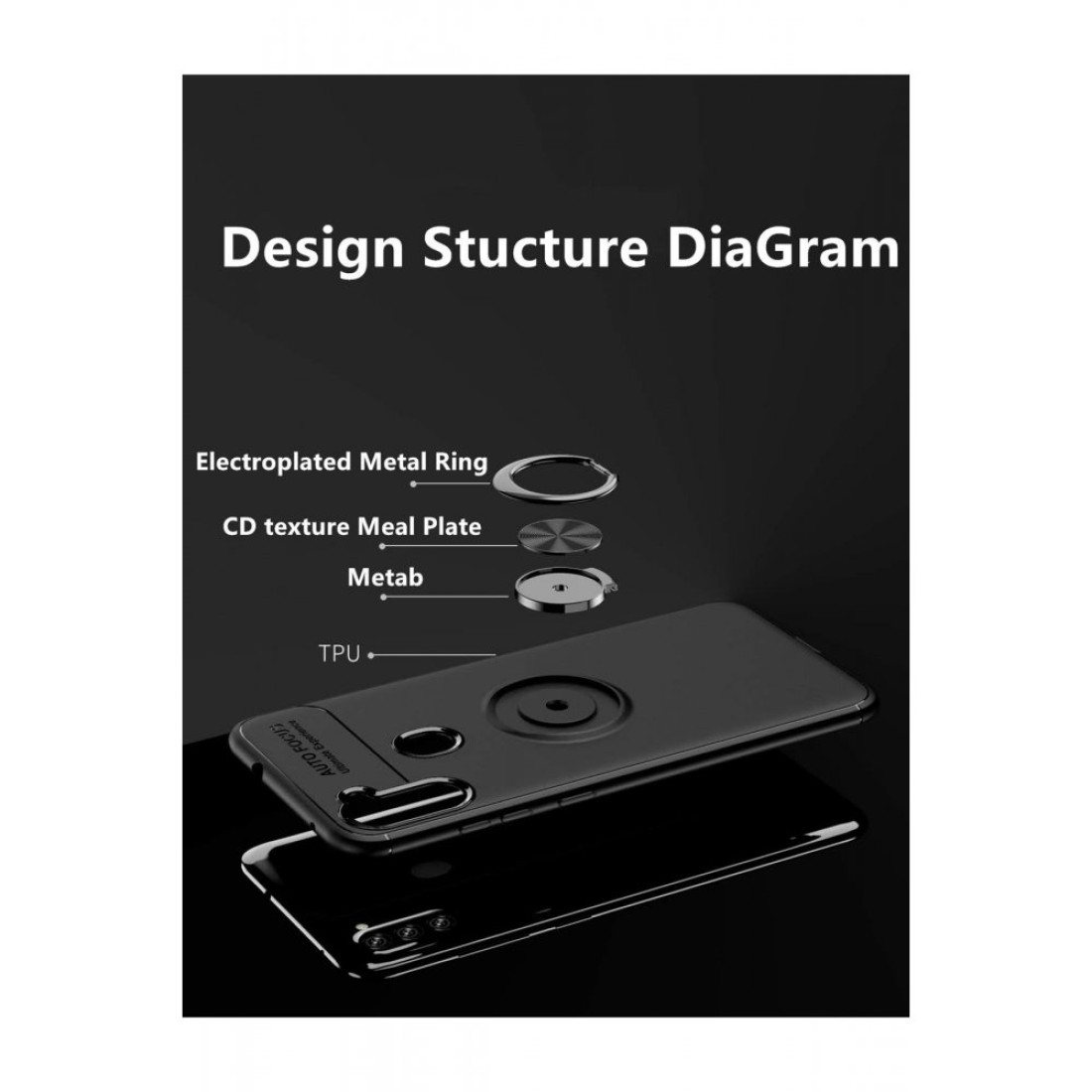 Samsung Galaxy M11 Kılıf Range Yüzüklü Silikon - Siyah-Kırmızı Samsung Galaxy M11 Kılıf Range Yüzüklü Silikon - Siyah-Kırmızı