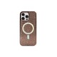 iPhone 16 Pro Kılıf Diamond Magsafe Kapak - Pembe iPhone 16 Pro Kılıf Diamond Magsafe Kapak - Pembe
