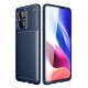  Xiaomi Poco M5 Kılıf Auto Focus Karbon Kapak - Lacivert