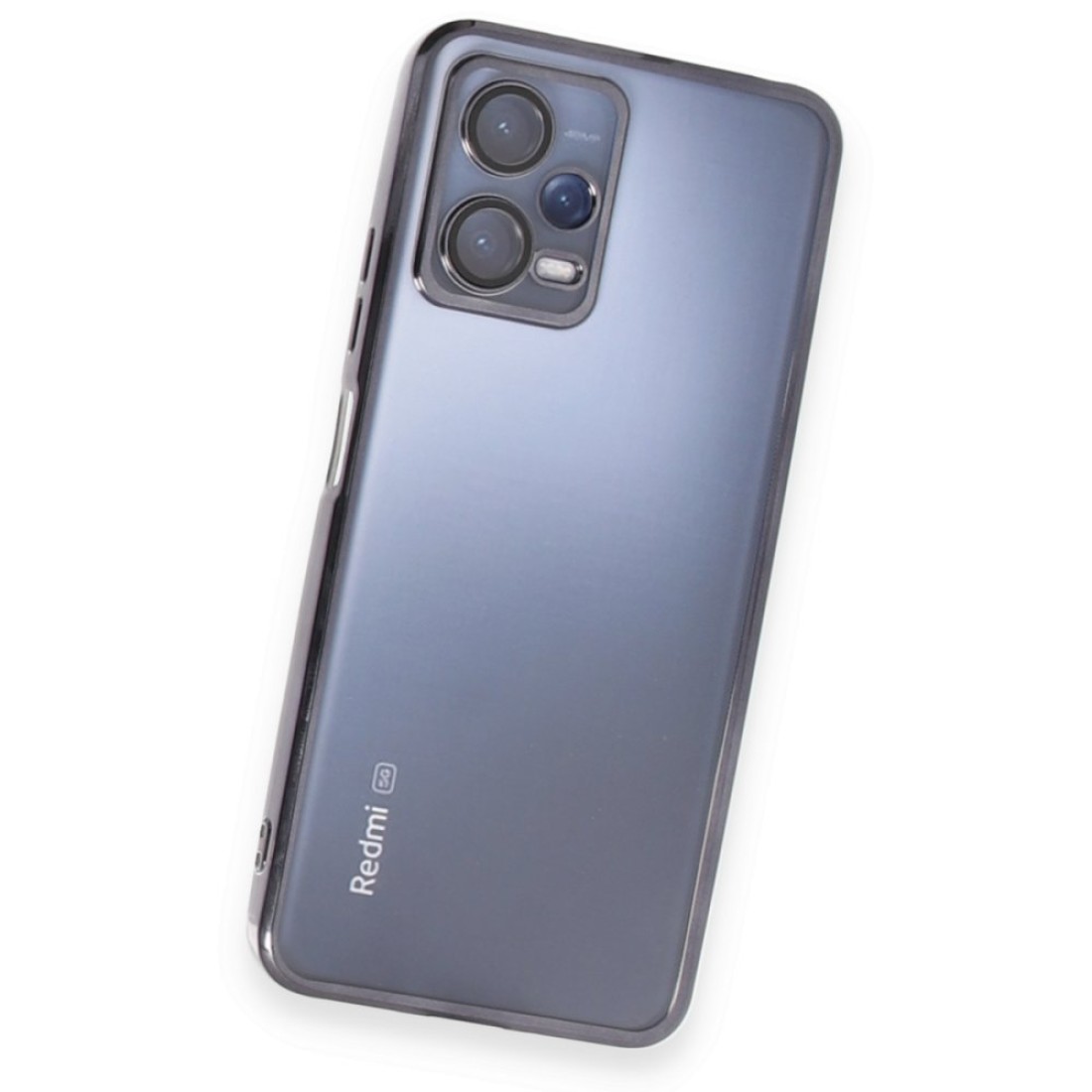  Xiaomi Redmi Note 12 Pro 5G Kılıf Razer Lensli Silikon - Siyah