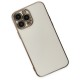 iPhone 14 Pro Max Kılıf Volet Silikon - Beyaz iPhone 14 Pro Max Kılıf Volet Silikon - Beyaz