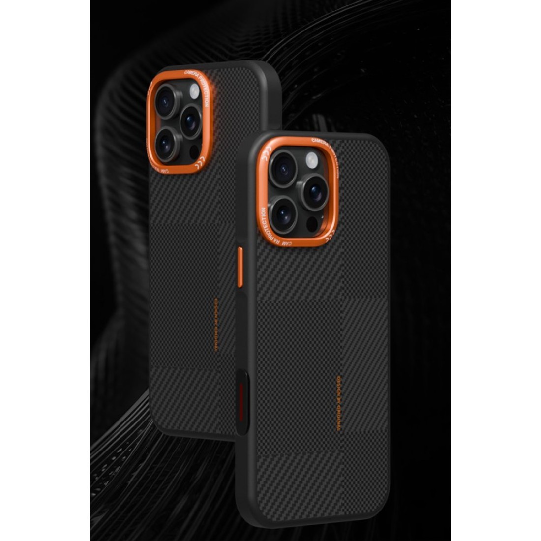 Joko iPhone 14 Pro Max Orange Karbon Magsafe Kapak - Siyah Joko iPhone 14 Pro Max Orange Karbon Magsafe Kapak - Siyah