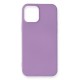 iPhone 12 Kılıf First Silikon - Lila iPhone 12 Kılıf First Silikon - Lila