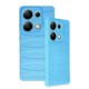  Xiaomi Poco M6 Pro 4G Kılıf Bibercas Silikon Kapak - Mavi