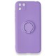 Huawei Y5P Kılıf Viktor Yüzüklü Silikon - Mor Huawei Y5P Kılıf Viktor Yüzüklü Silikon - Mor