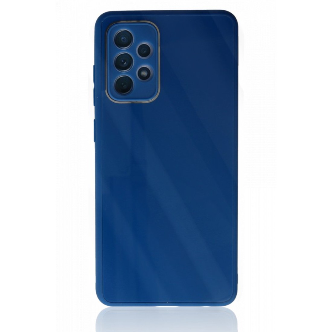  Samsung Galaxy A53 5G Kılıf Glass Kapak - Mavi