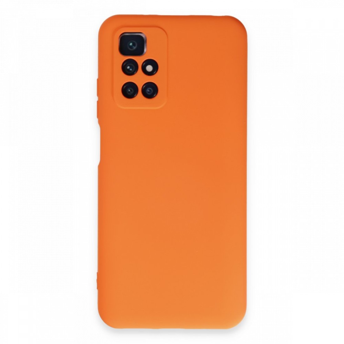  Xiaomi Redmi Note 11 4G Kılıf Nano içi Kadife Silikon - Turuncu
