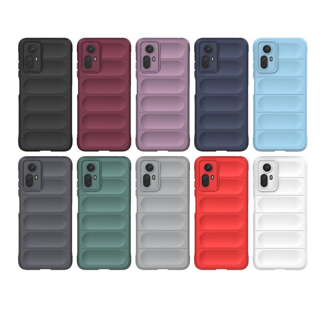  Xiaomi Redmi Note 12S Kılıf Optimum Silikon - Siyah