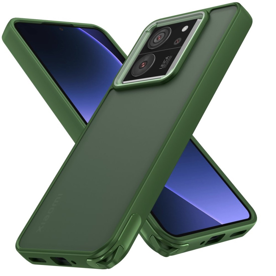  Xiaomi Mi 13T Kılıf Elegant Kapak - Yeşil