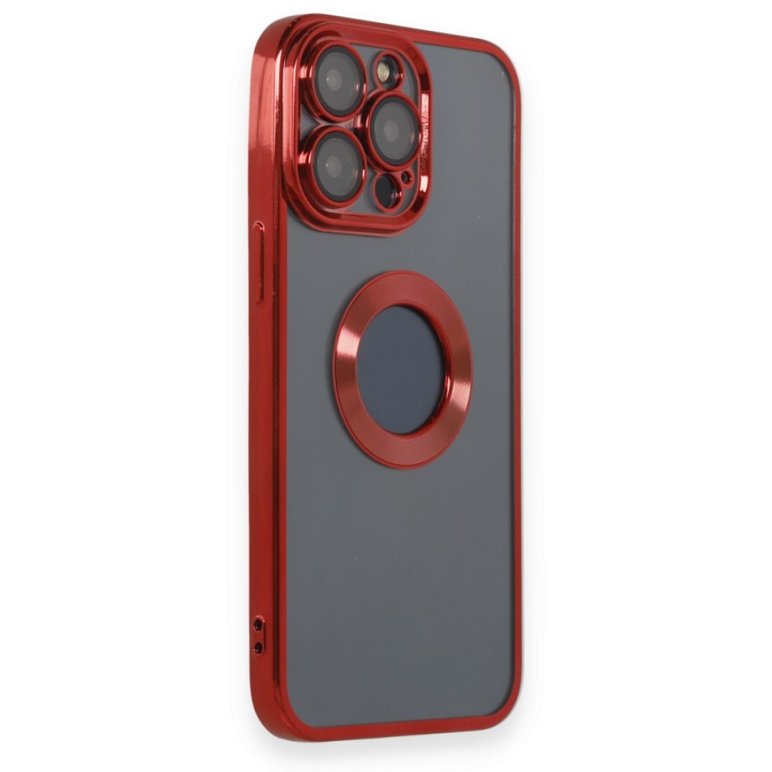 iPhone 14 Pro Max Kılıf Slot Silikon - Kırmızı iPhone 14 Pro Max Kılıf Slot Silikon - Kırmızı
