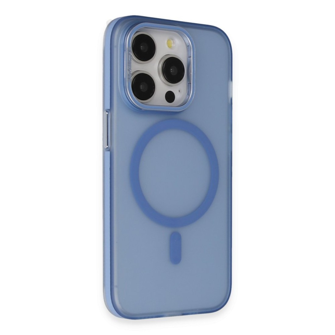 Joko iPhone 15 Pro Max Frost Standlı Magsafe Kapak - Sierra Blue Joko iPhone 15 Pro Max Frost Standlı Magsafe Kapak - Sierra Blue