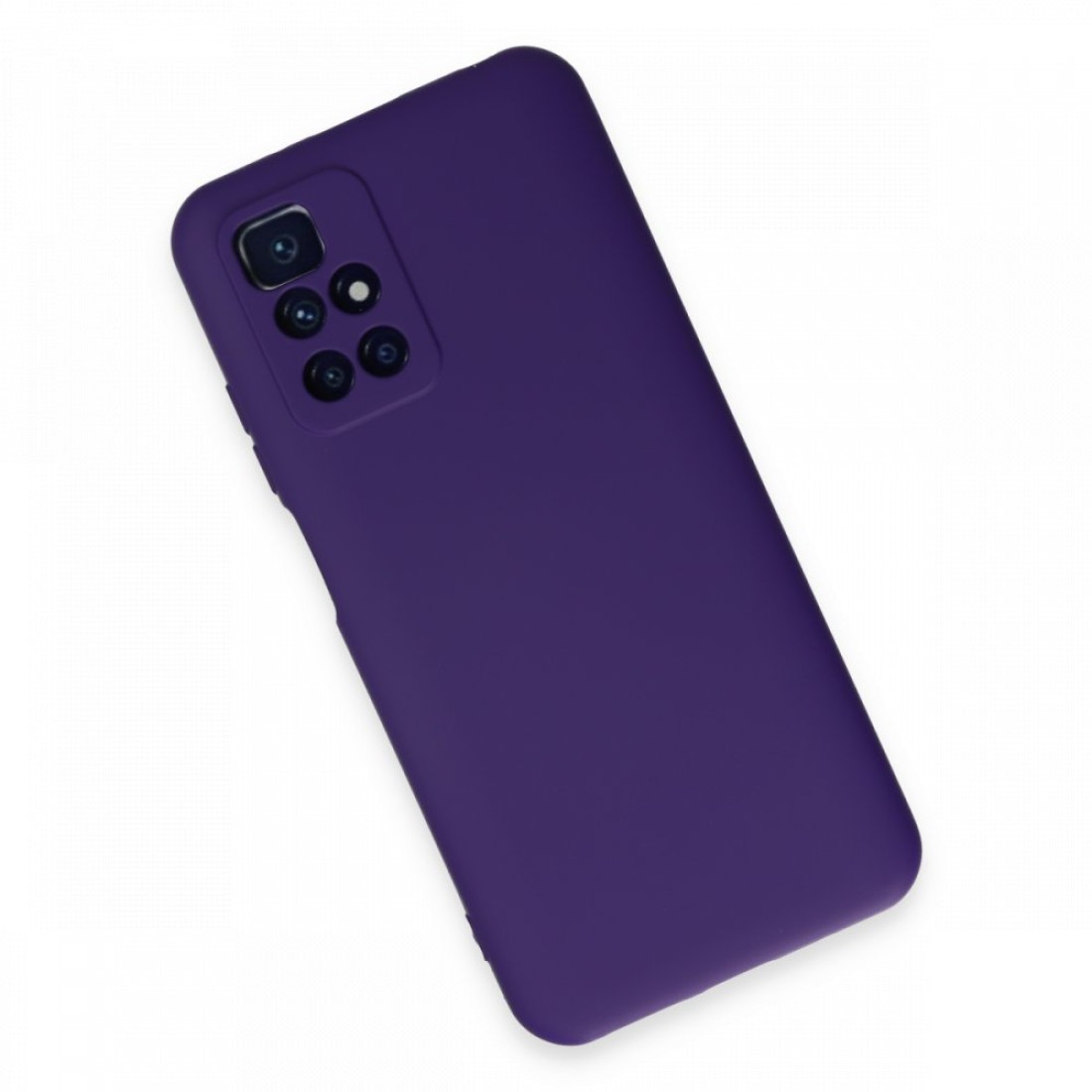 Xiaomi Redmi Note 11 4G Kılıf Nano içi Kadife Silikon - Mor Xiaomi Redmi Note 11 4G Kılıf Nano içi Kadife Silikon - Mor