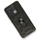  Realme C11 2021 Kılıf Pars Lens Yüzüklü Silikon - Siyah