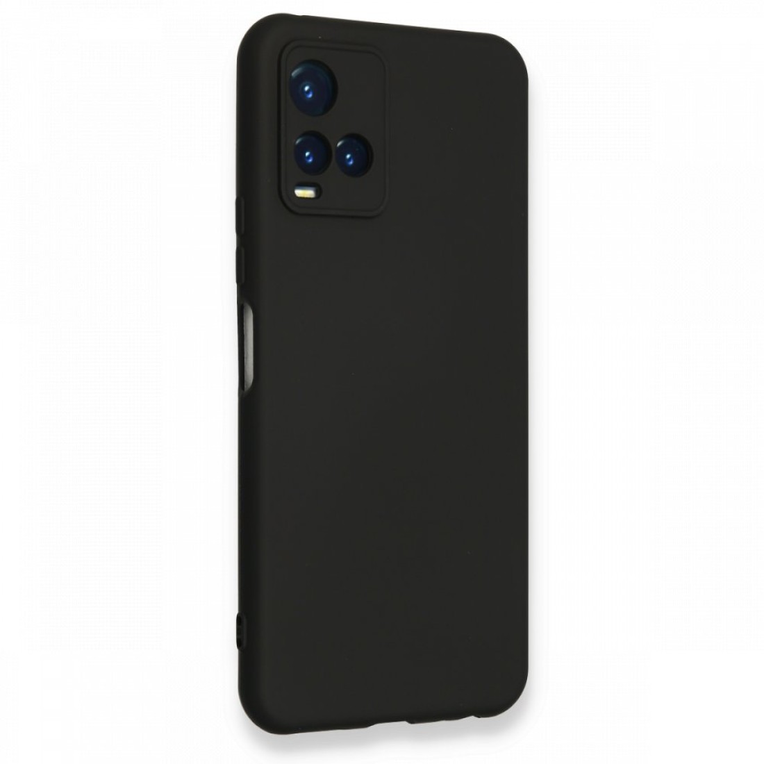 Vivo Y21S Kılıf Nano içi Kadife Silikon - Siyah Vivo Y21S Kılıf Nano içi Kadife Silikon - Siyah