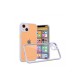 iPhone 13 Mini Kılıf Miami Şeffaf Silikon - Lila