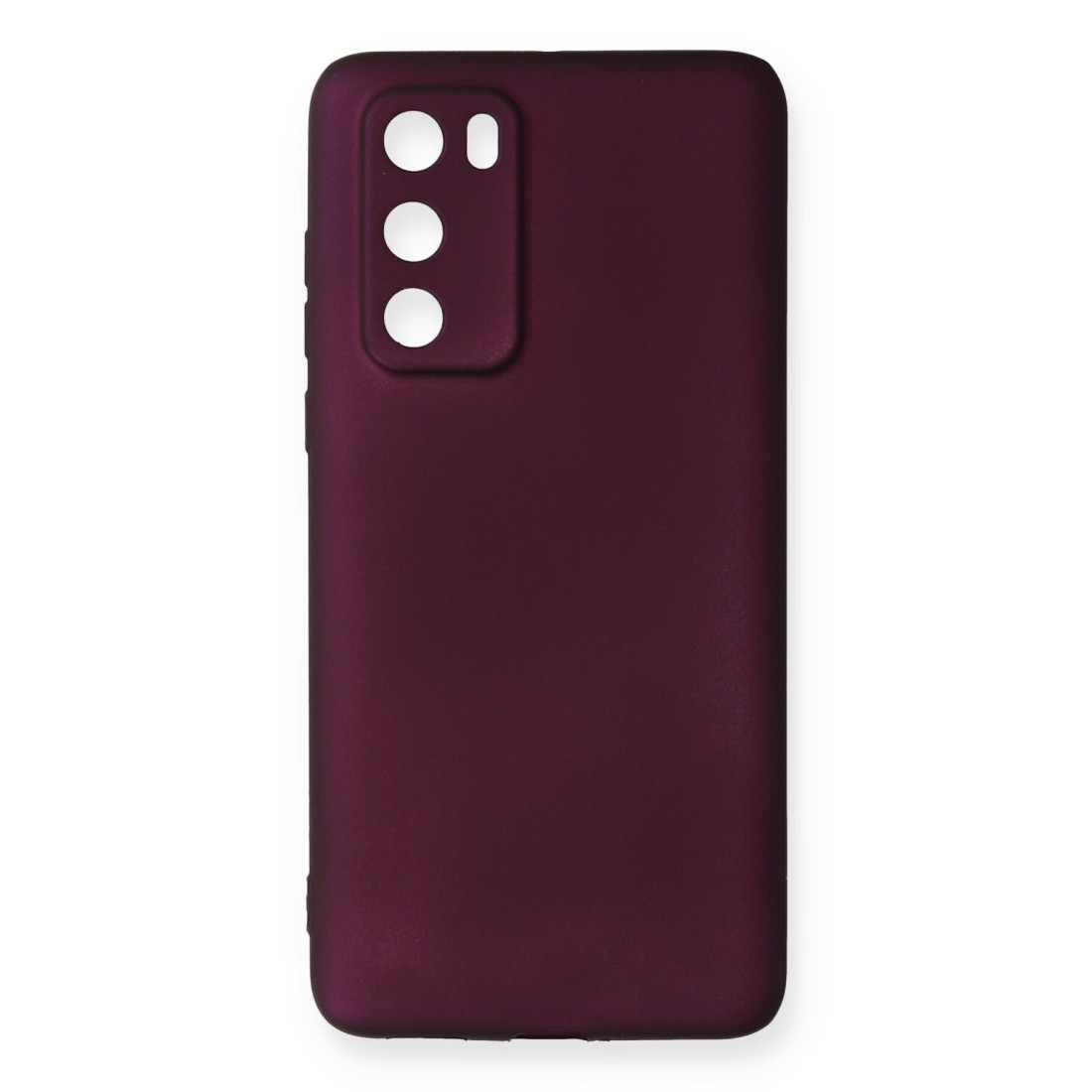 Huawei P40 Kılıf First Silikon - Mürdüm Huawei P40 Kılıf First Silikon - Mürdüm