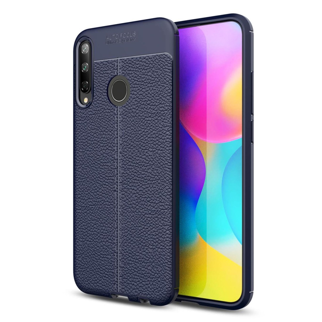 Huawei P40 Lite E Kılıf Auto Focus Kapak - Lacivert Huawei P40 Lite E Kılıf Auto Focus Kapak - Lacivert