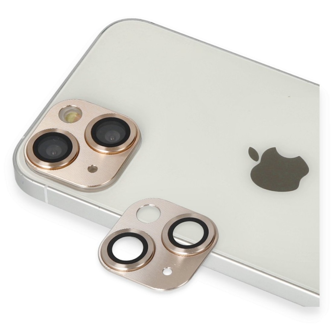  iPhone 13 Mini Pers Alüminyum Kamera Lens - Gold