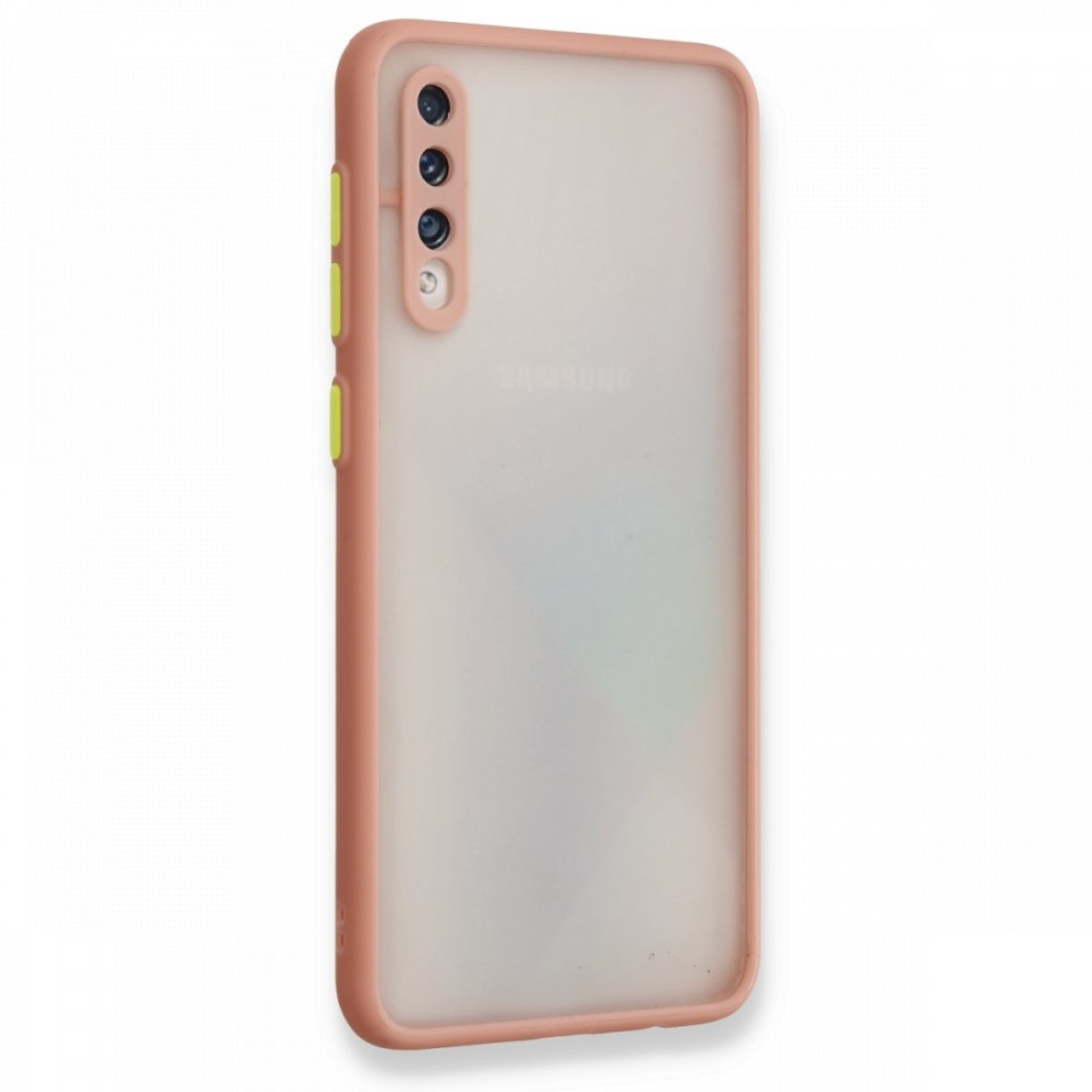  Samsung Galaxy A30S Kılıf Montreal Silikon Kapak - Pembe