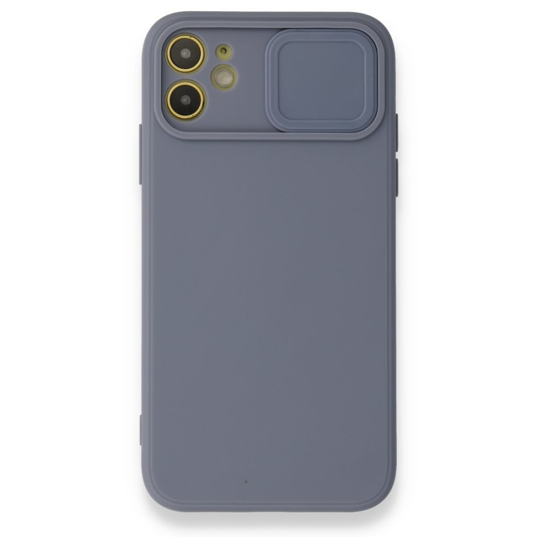  iPhone 12 Mini Kılıf Color Lens Silikon - Gri