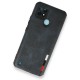  Realme C21 Kılıf Loop Deri Silikon - Lacivert