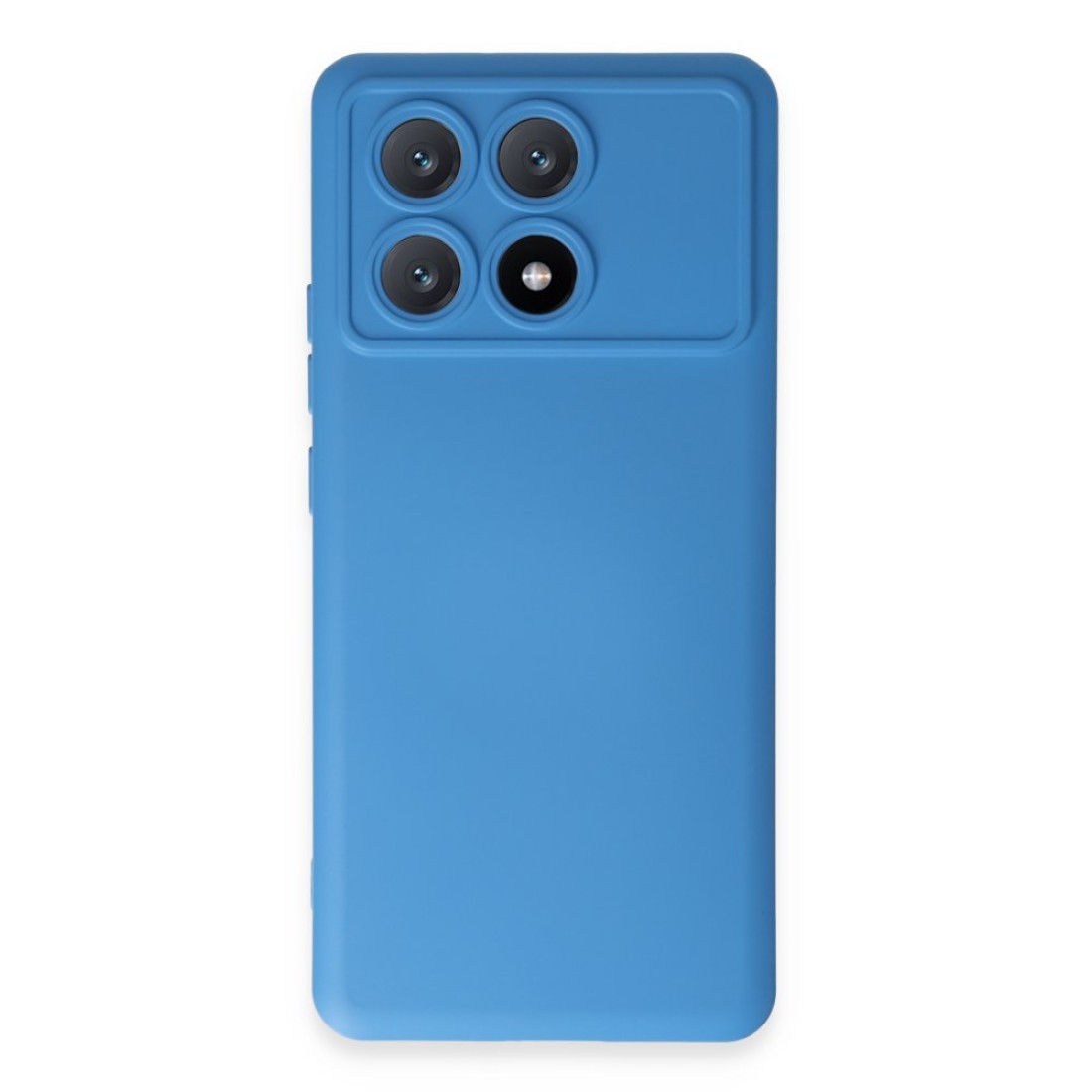  Xiaomi Poco X6 Pro Kılıf Nano içi Kadife Silikon - Mavi