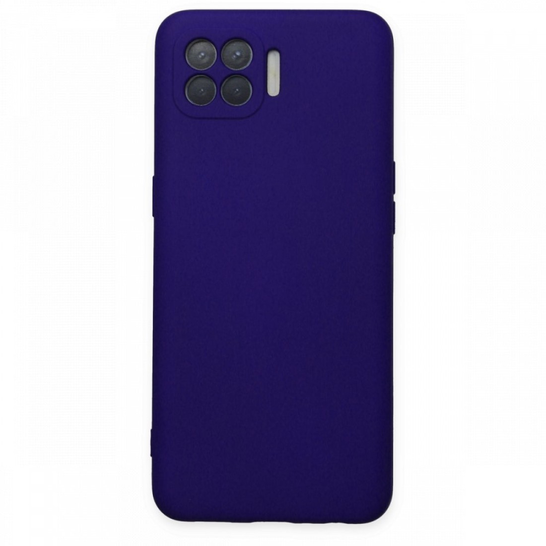  Oppo Reno 4 Lite Kılıf Nano içi Kadife Silikon - Mor