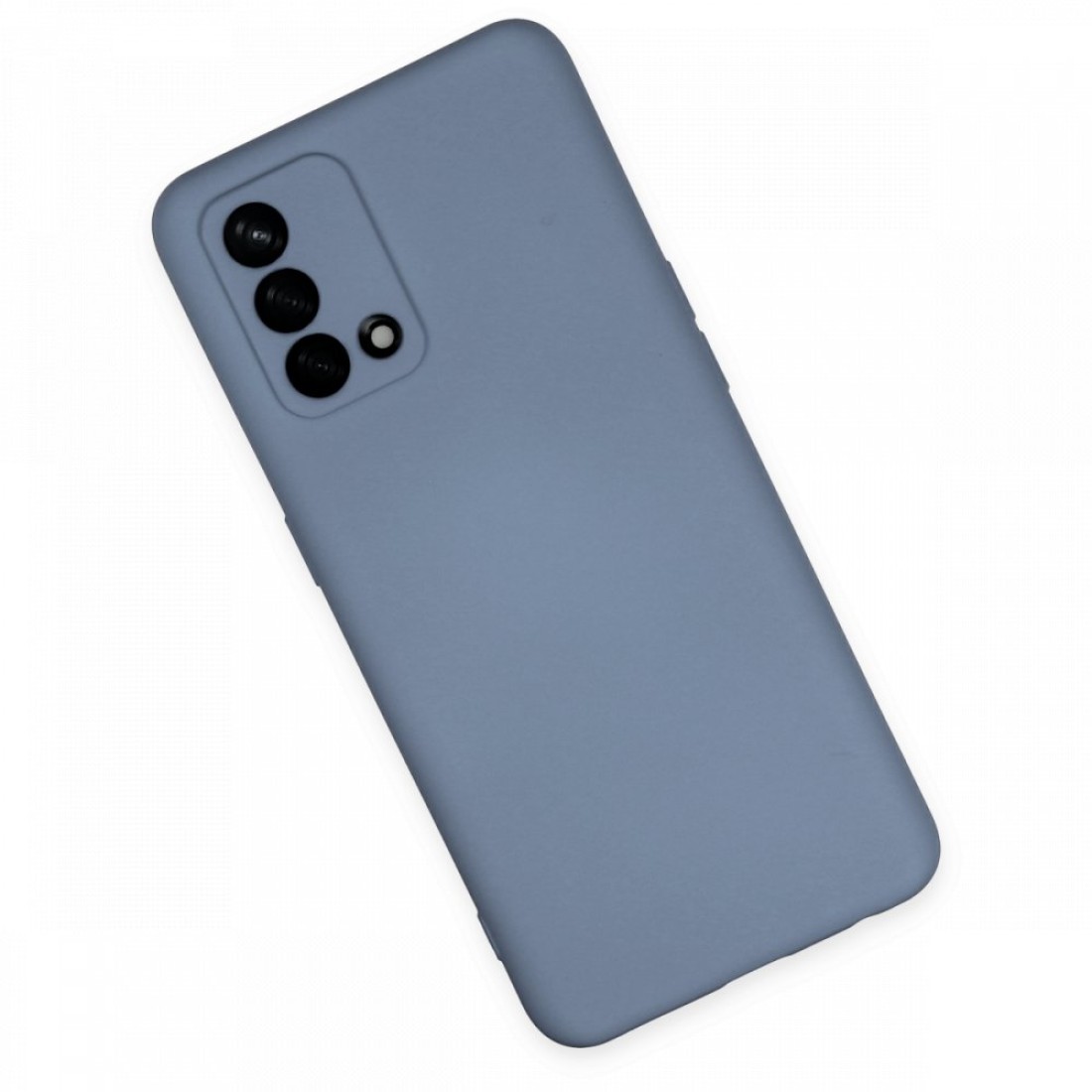  Oppo A74 4G Kılıf Nano içi Kadife Silikon - Gri