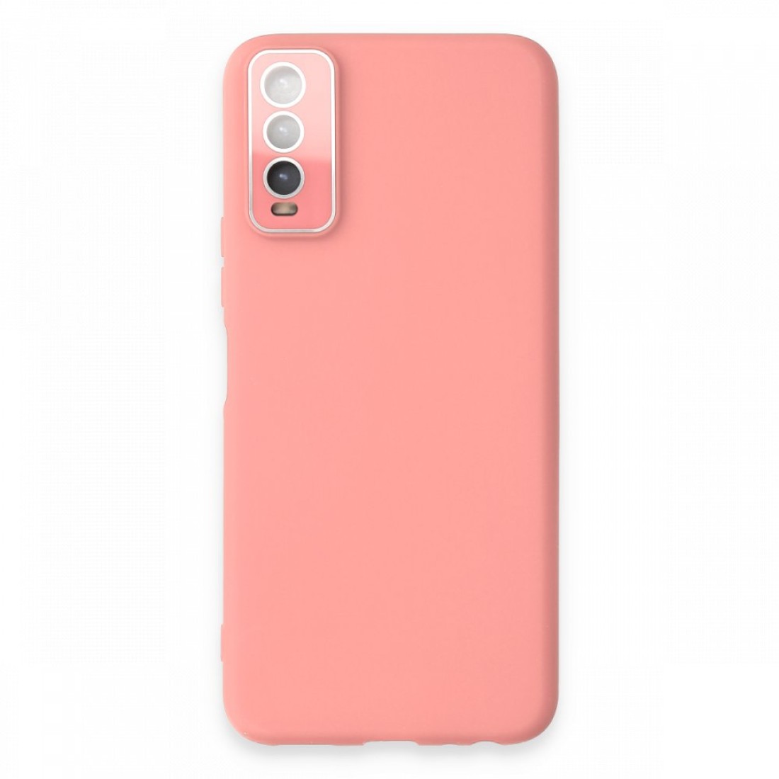  Vivo Y11S Kılıf Lansman Glass Kapak - Pembe