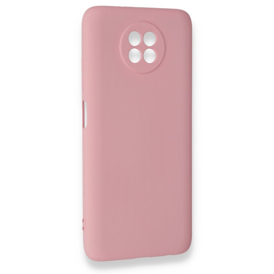 Xiaomi Redmi Note 9 5G Kılıf Nano içi Kadife Silikon - Pembe Xiaomi Redmi Note 9 5G Kılıf Nano içi Kadife Silikon - Pembe