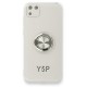  Huawei Y5P Kılıf Gros Yüzüklü Silikon - Gümüş