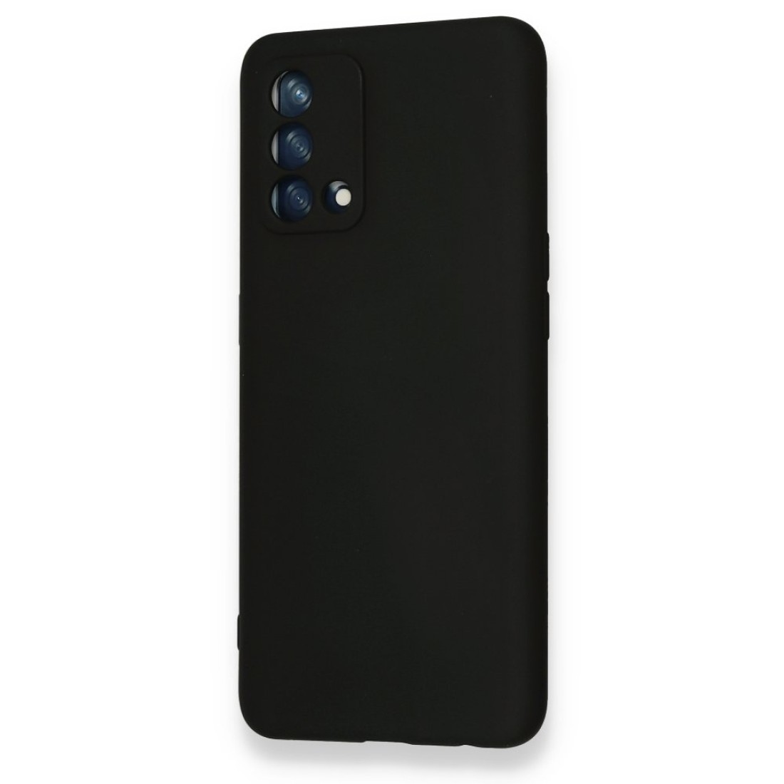 Oppo A74 4G Kılıf Nano içi Kadife Silikon - Siyah Oppo A74 4G Kılıf Nano içi Kadife Silikon - Siyah