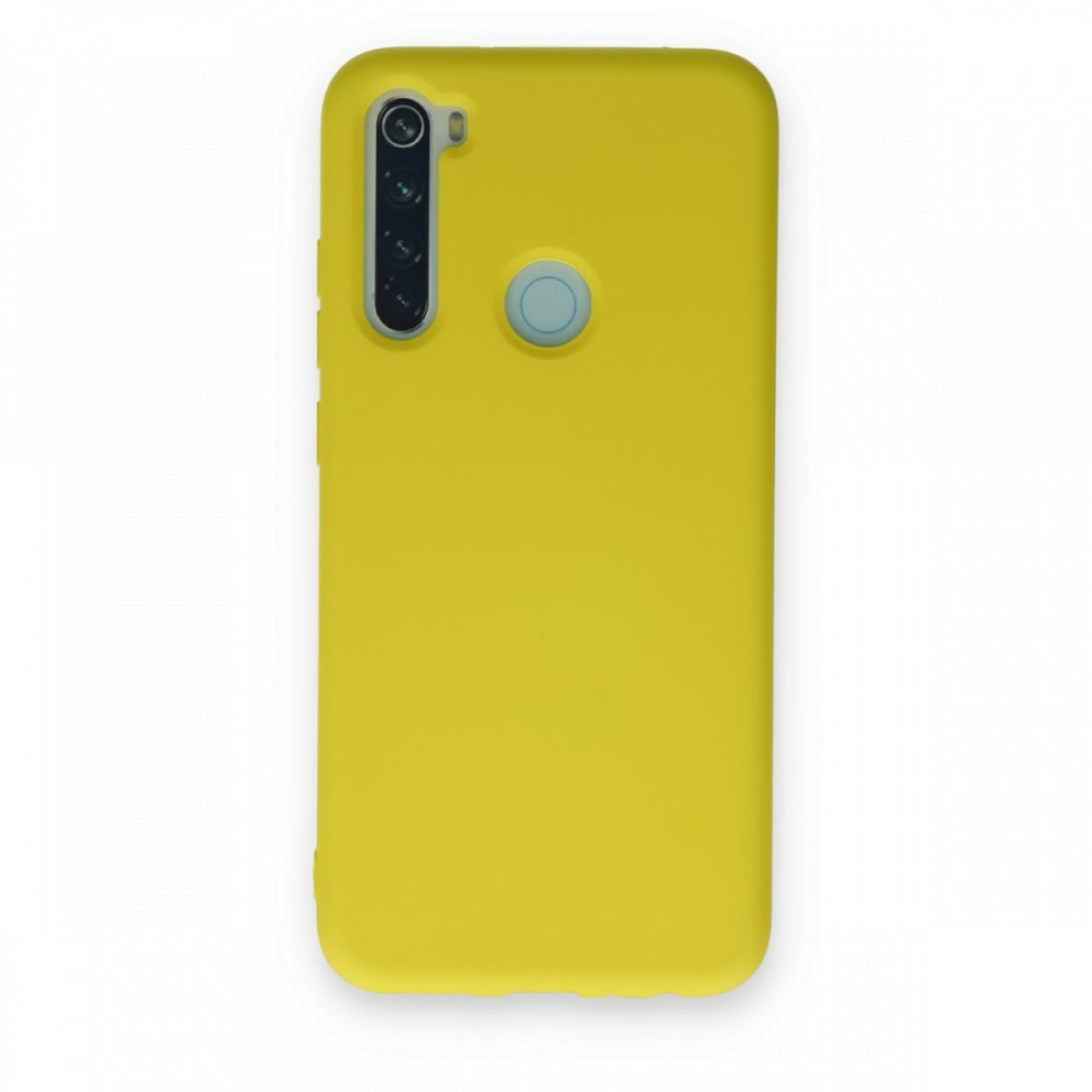  Xiaomi Redmi Note 8 Kılıf Nano içi Kadife Silikon - Sarı