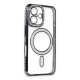  iPhone 16 Kılıf Joke Simli Magneticsafe Kılıf - Siyah