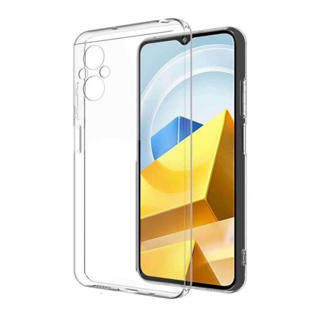  Xiaomi Poco M5 Kılıf Lüx Şeffaf Silikon
