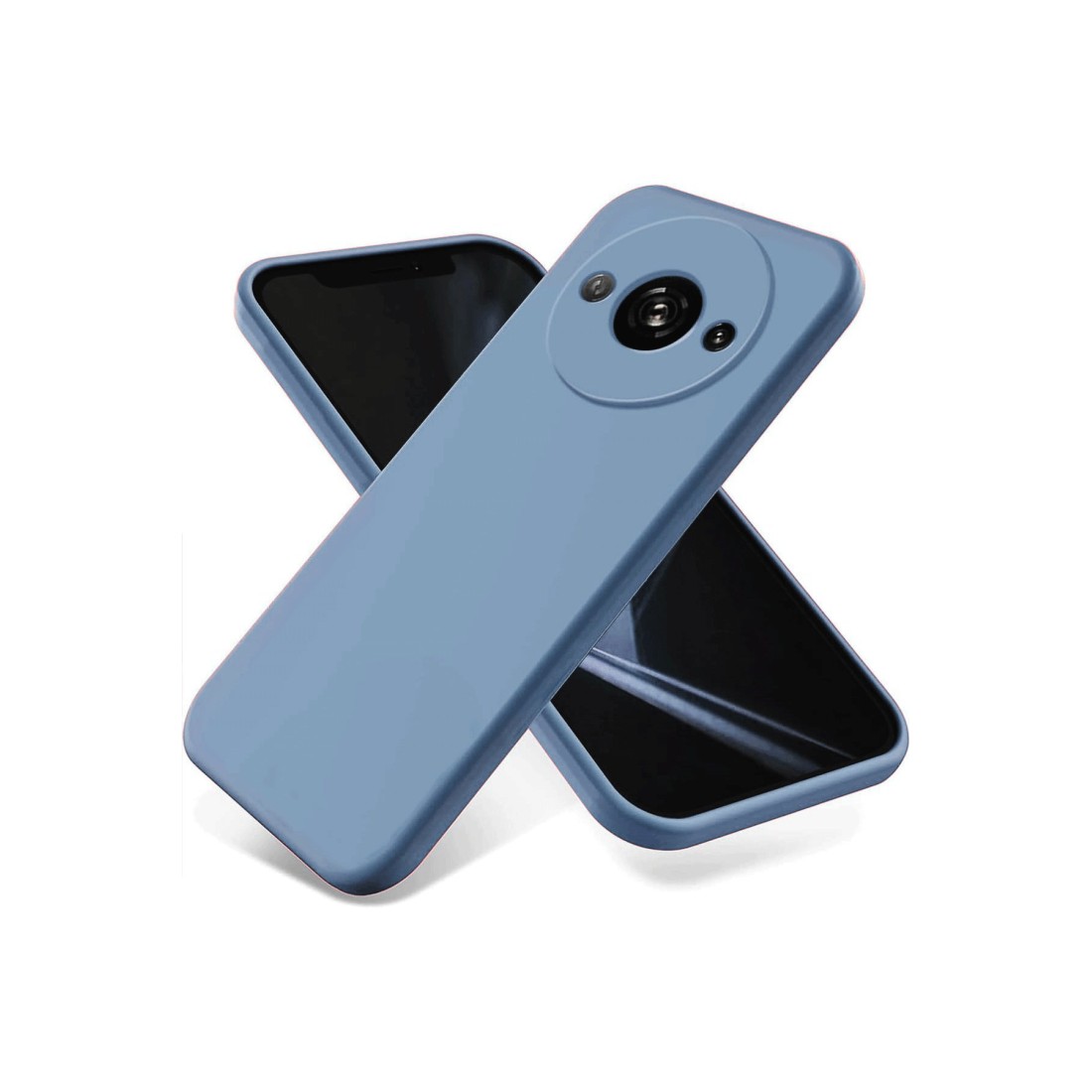  Xiaomi Redmi A3 4G Kılıf First Silikon - Mavi