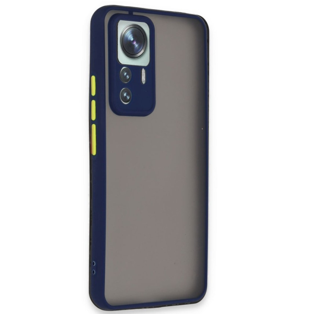  Xiaomi Mi 12T Pro Kılıf Montreal Silikon Kapak - Lacivert
