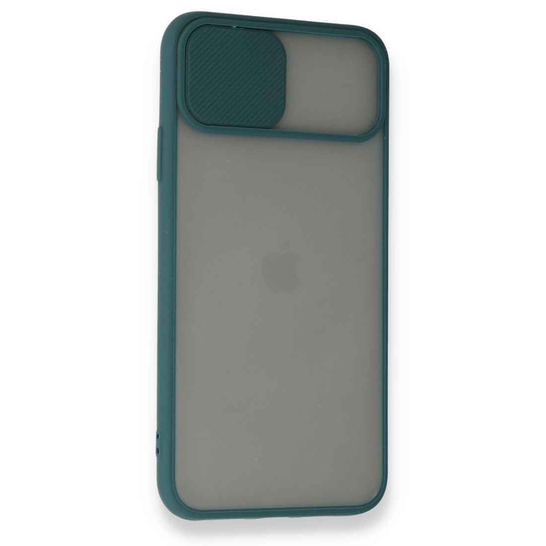  iPhone 11 Pro Kılıf Palm Buzlu Kamera Sürgülü Silikon - Yeşil