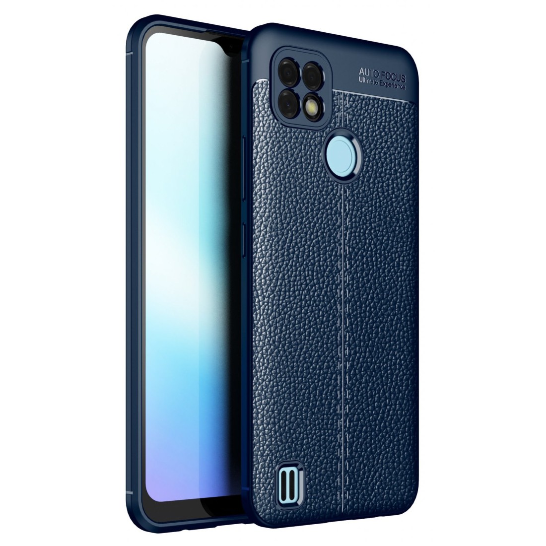  Realme C21 Kılıf Auto Focus Kapak - Lacivert