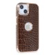iPhone 13 Kılıf Snake Kapak - Kahverengi iPhone 13 Kılıf Snake Kapak - Kahverengi
