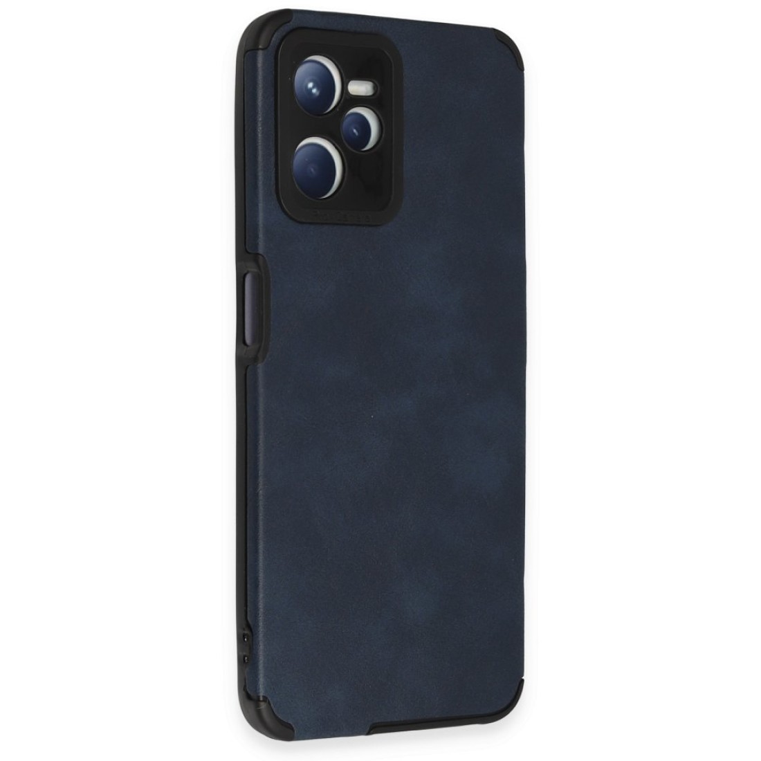  Realme C35 Kılıf Loop Deri Silikon - Lacivert